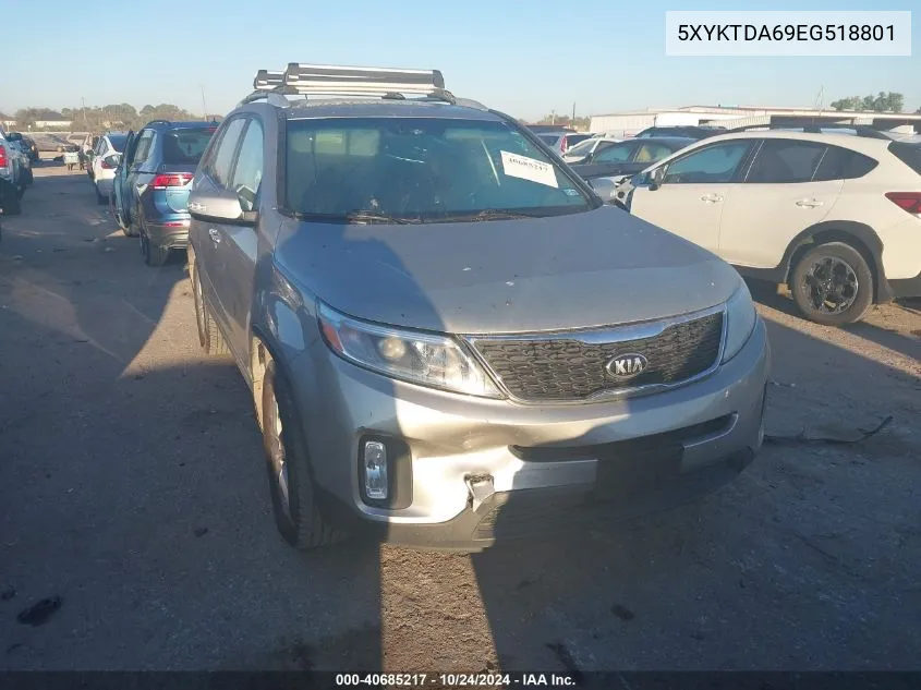 5XYKTDA69EG518801 2014 Kia Sorento Lx