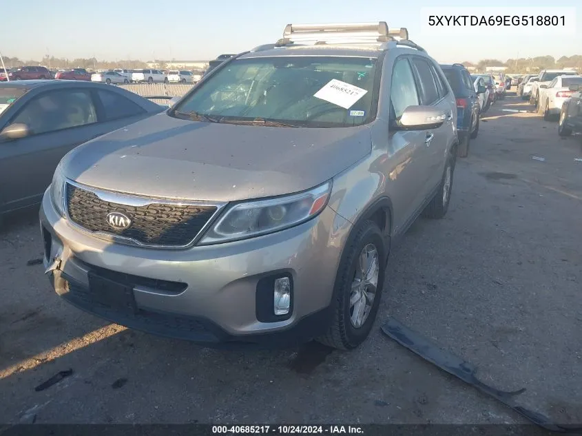 5XYKTDA69EG518801 2014 Kia Sorento Lx