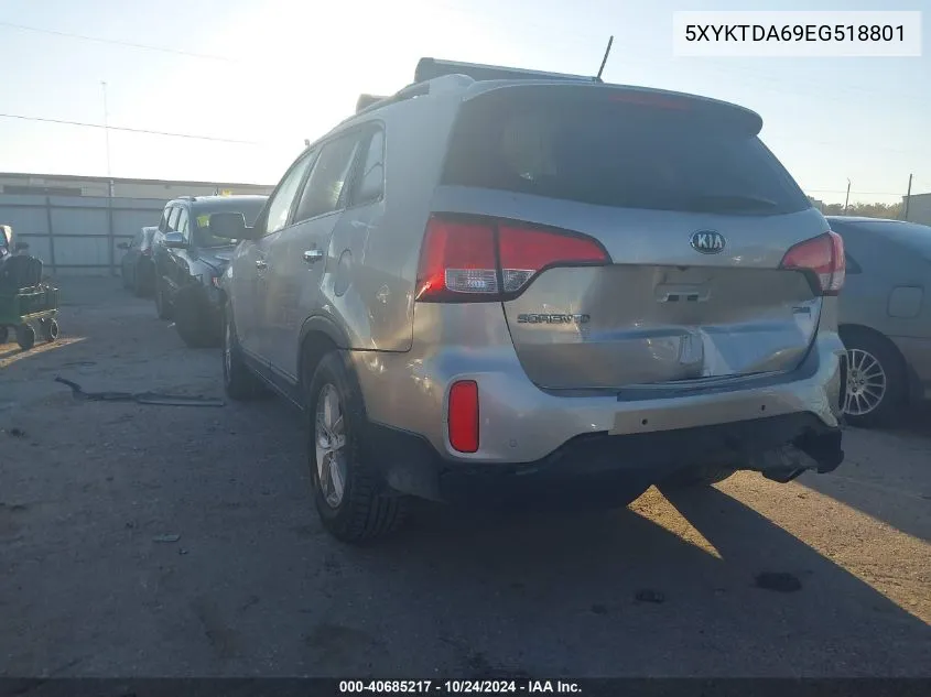 5XYKTDA69EG518801 2014 Kia Sorento Lx