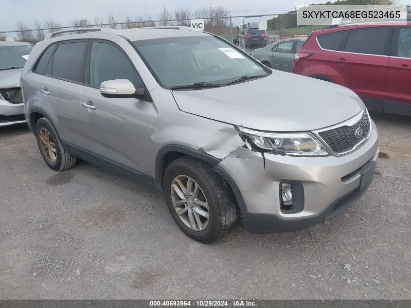 2014 Kia Sorento Lx VIN: 5XYKTCA68EG523465 Lot: 40693964