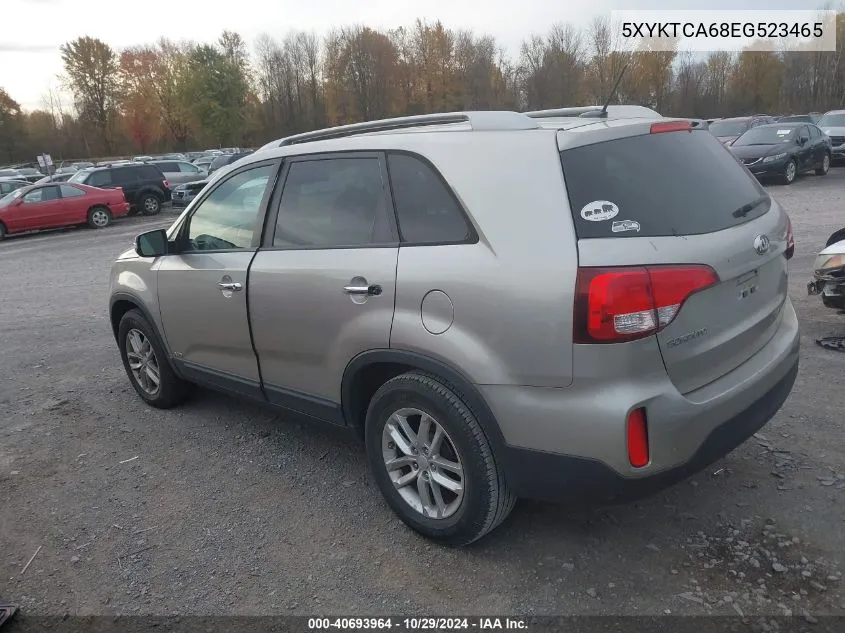 2014 Kia Sorento Lx VIN: 5XYKTCA68EG523465 Lot: 40693964