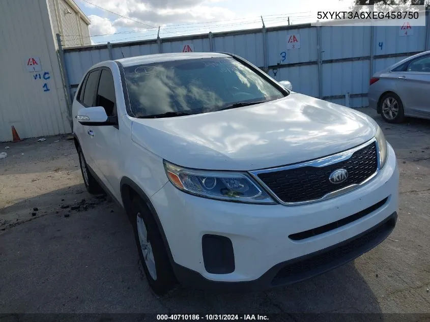 5XYKT3A6XEG458750 2014 Kia Sorento Lx