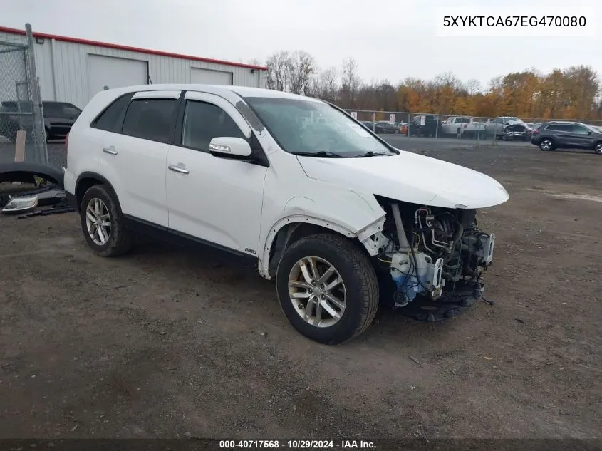 2014 Kia Sorento Lx VIN: 5XYKTCA67EG470080 Lot: 40717568