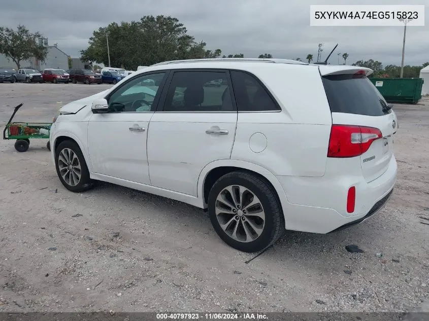 2014 Kia Sorento Sx VIN: 5XYKW4A74EG515823 Lot: 40797923