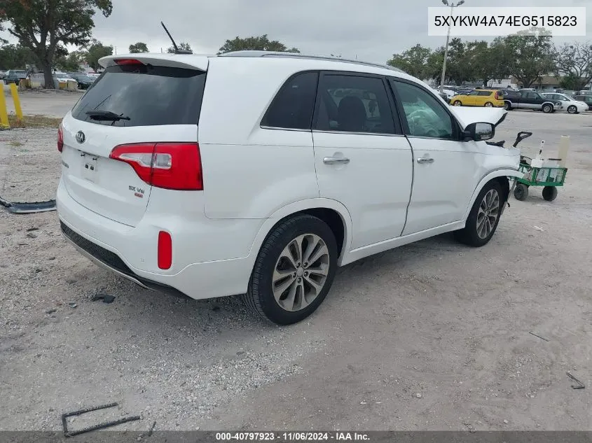 2014 Kia Sorento Sx VIN: 5XYKW4A74EG515823 Lot: 40797923