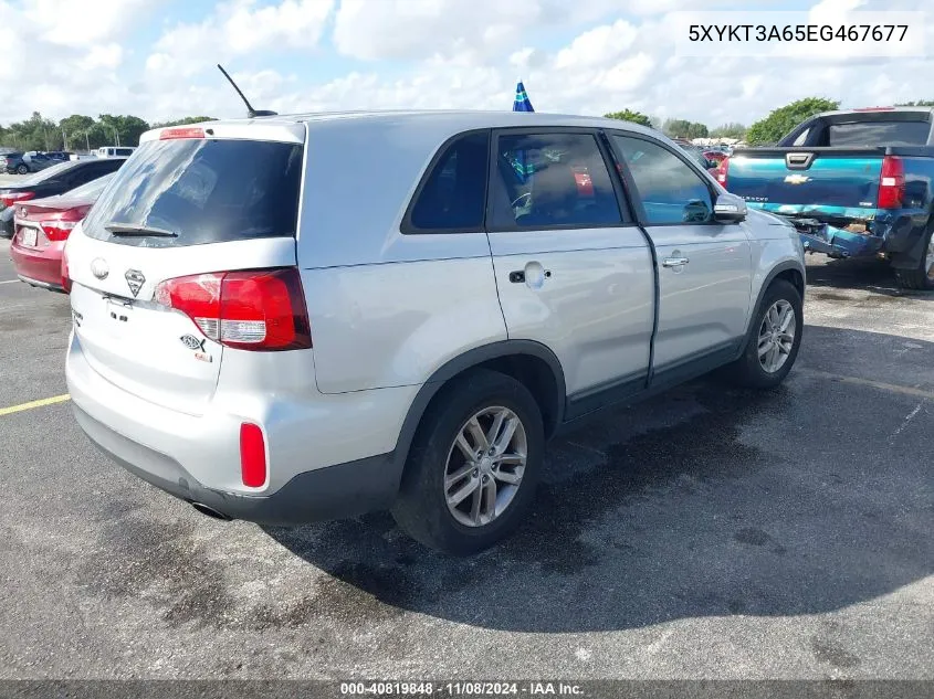 5XYKT3A65EG467677 2014 Kia Sorento Lx