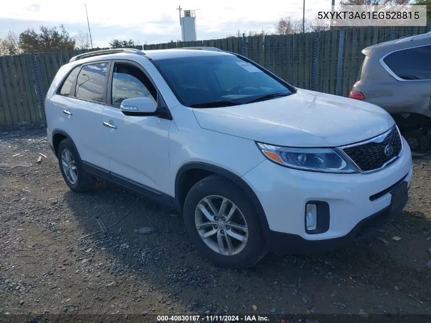 2014 Kia Sorento Lx VIN: 5XYKT3A61EG528815 Lot: 40830167