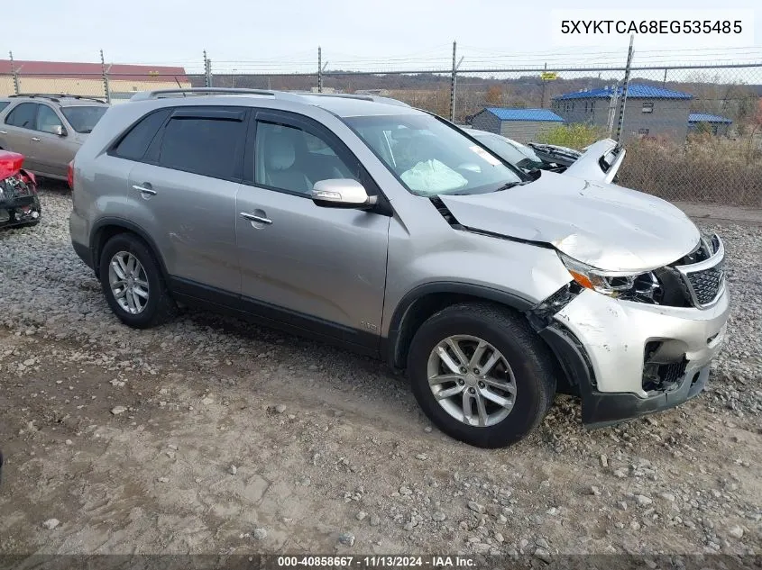 2014 Kia Sorento Lx VIN: 5XYKTCA68EG535485 Lot: 40858667