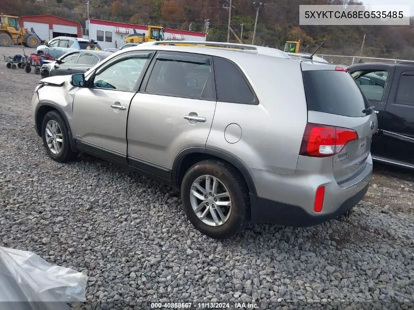 2014 Kia Sorento Lx VIN: 5XYKTCA68EG535485 Lot: 40858667