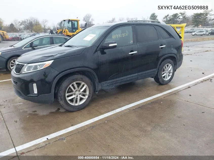 5XYKT4A62EG509888 2014 Kia Sorento Lx