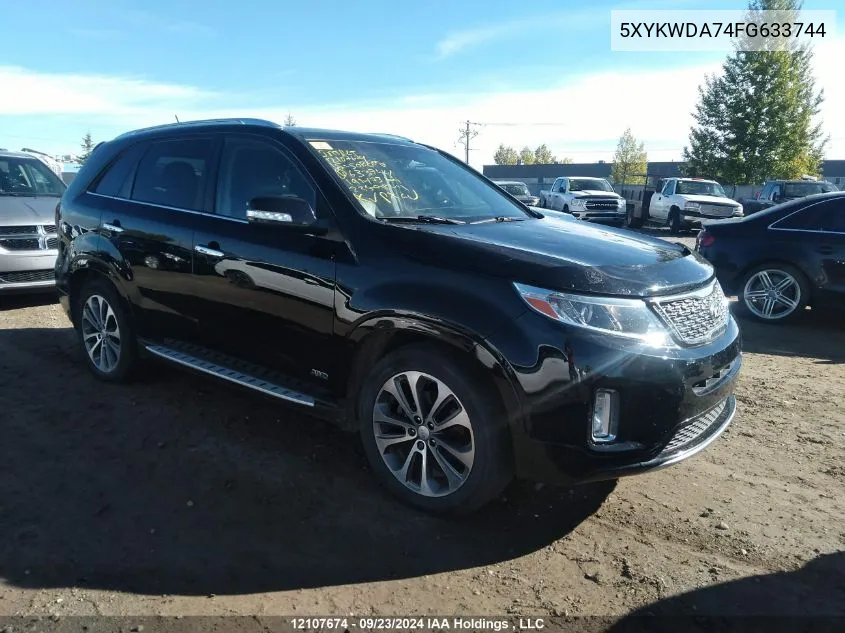 5XYKWDA74FG633744 2015 Kia Sorento