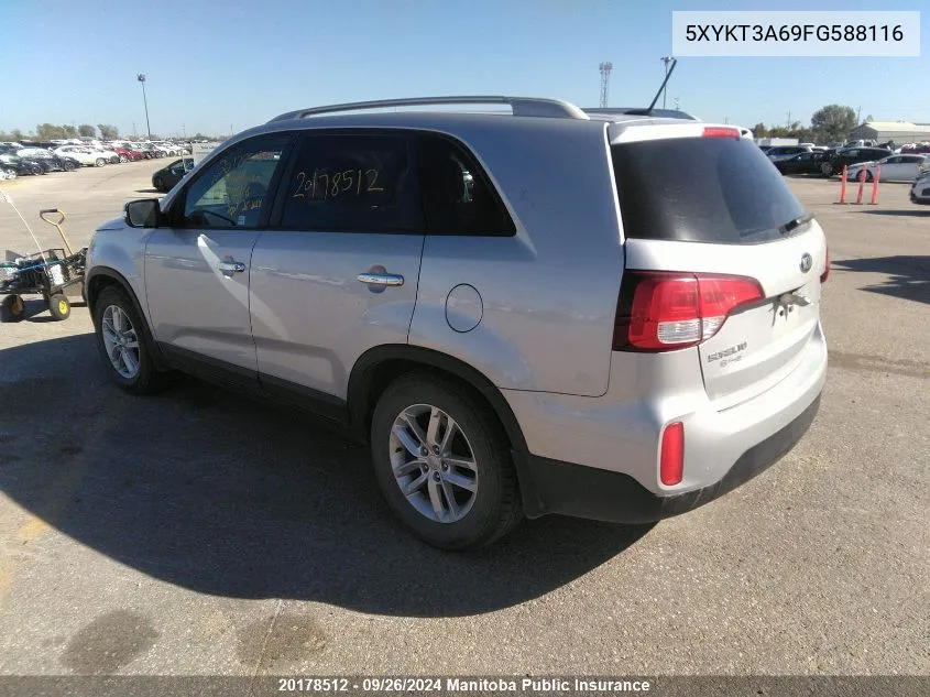 5XYKT3A69FG588116 2015 Kia Sorento Lx