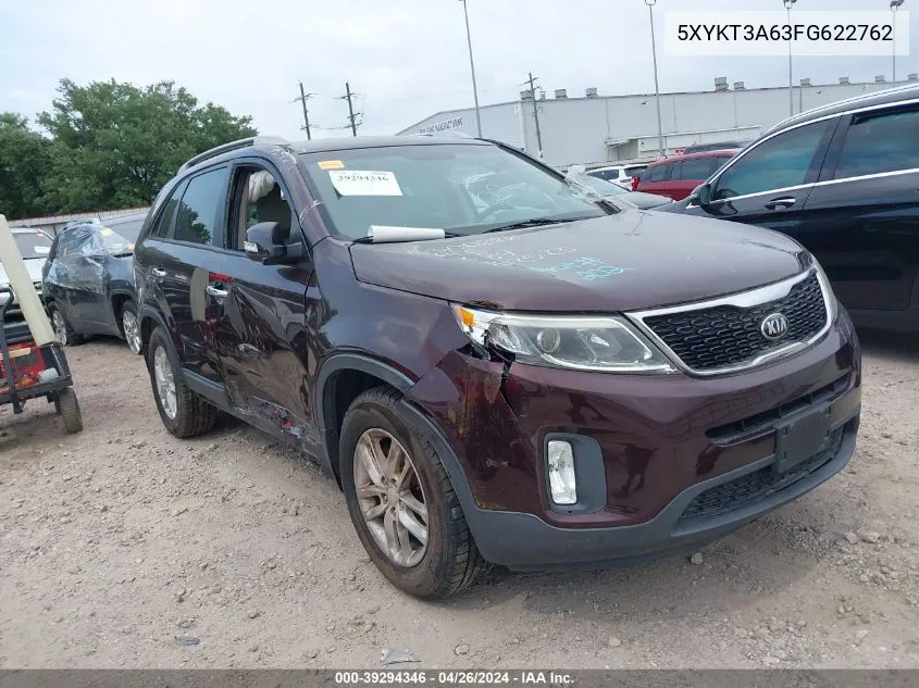 5XYKT3A63FG622762 2015 Kia Sorento Lx