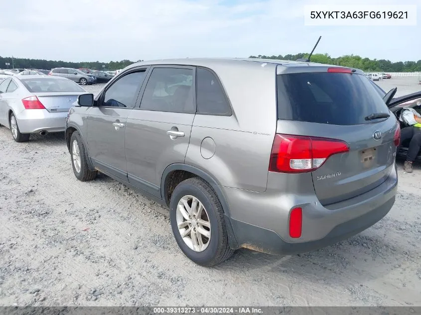 5XYKT3A63FG619621 2015 Kia Sorento Lx