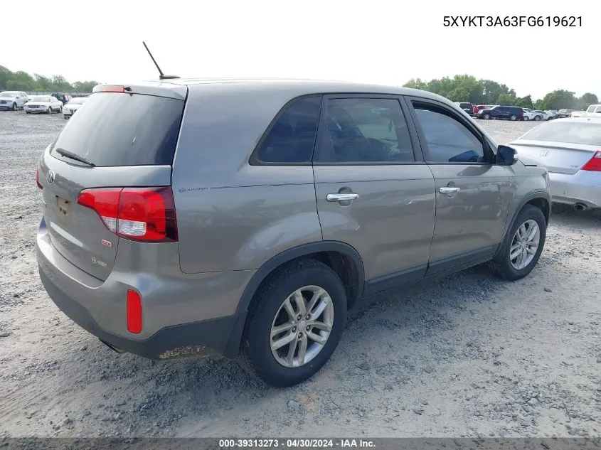 5XYKT3A63FG619621 2015 Kia Sorento Lx