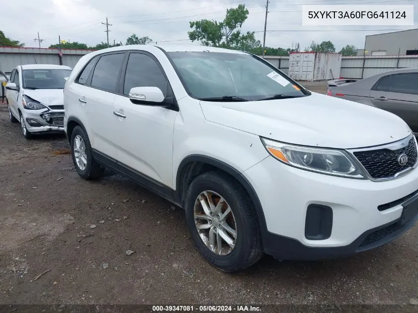 5XYKT3A60FG641124 2015 Kia Sorento Lx