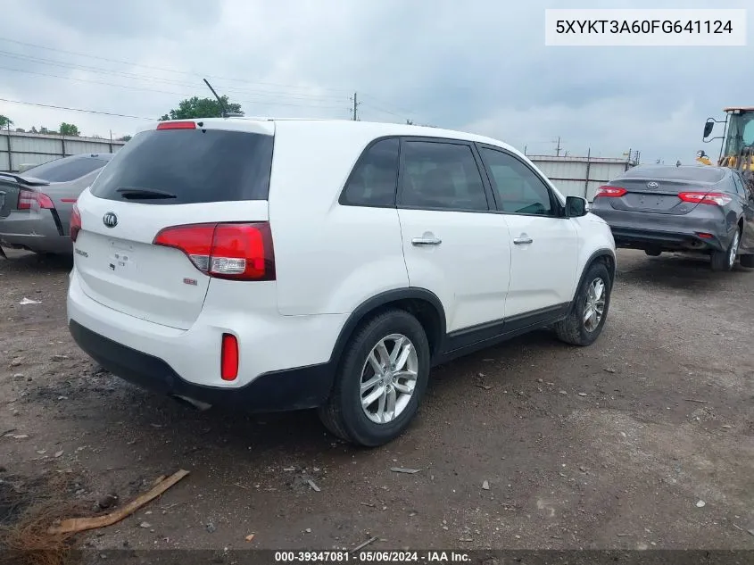 5XYKT3A60FG641124 2015 Kia Sorento Lx