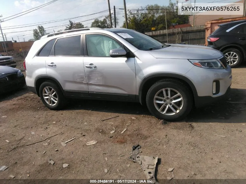 5XYKT3A6XFG576265 2015 Kia Sorento Lx