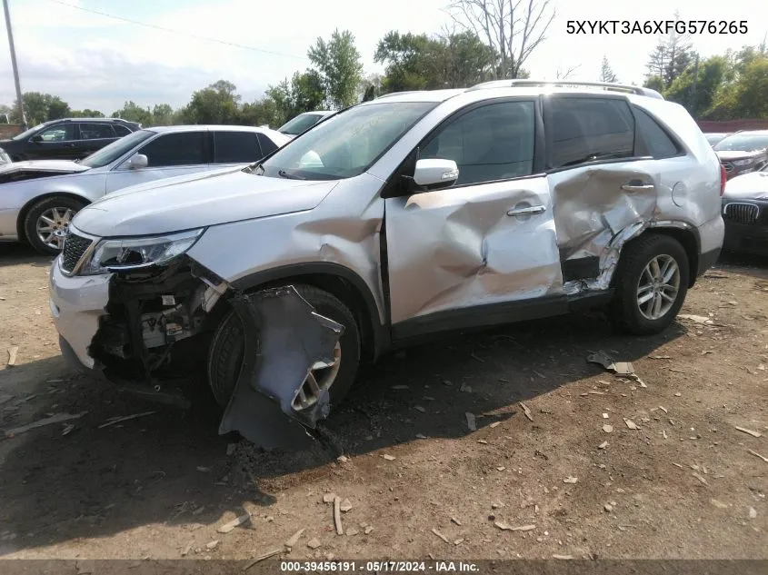 5XYKT3A6XFG576265 2015 Kia Sorento Lx