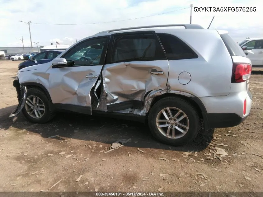 5XYKT3A6XFG576265 2015 Kia Sorento Lx