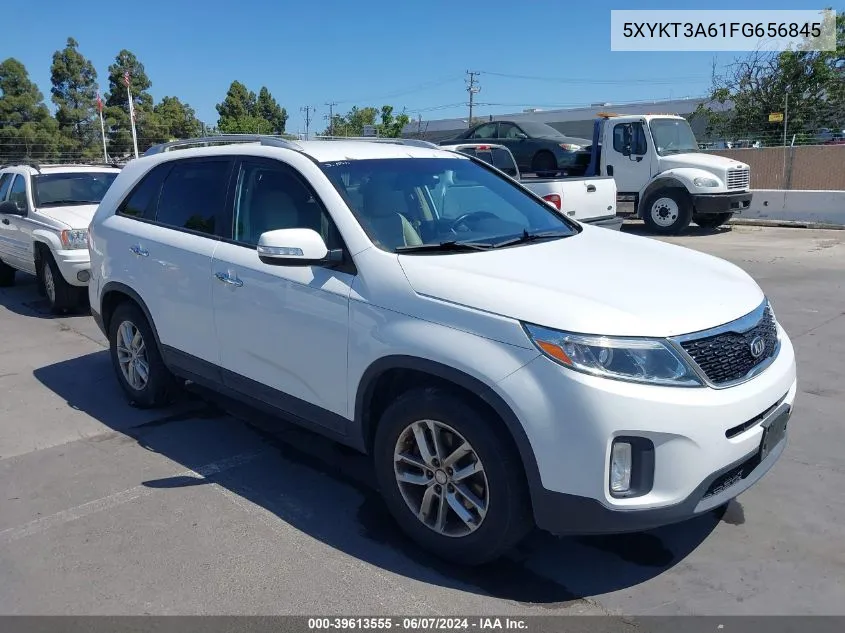 2015 Kia Sorento Lx VIN: 5XYKT3A61FG656845 Lot: 39613555