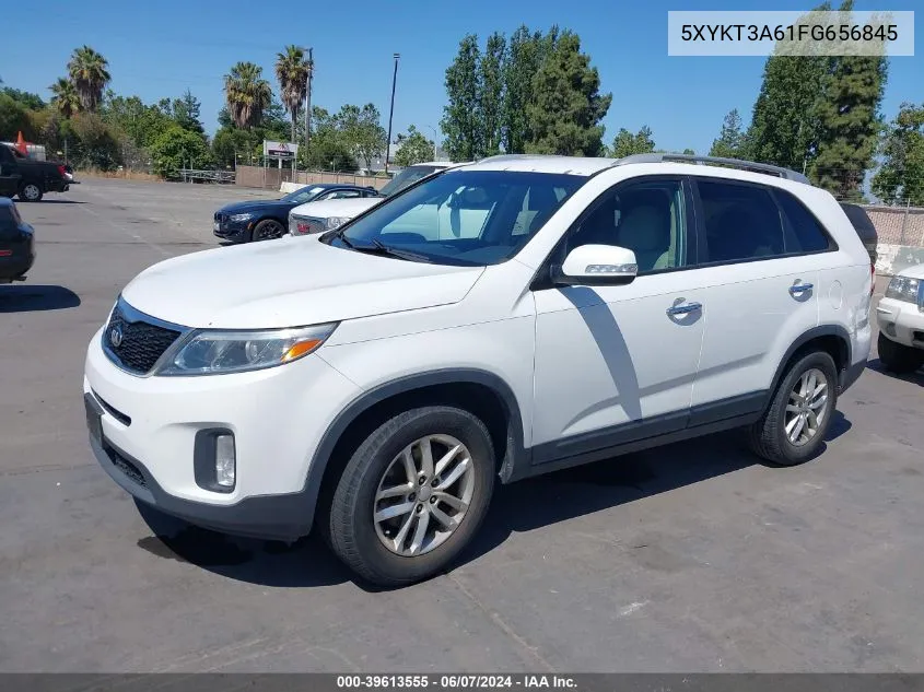 2015 Kia Sorento Lx VIN: 5XYKT3A61FG656845 Lot: 39613555