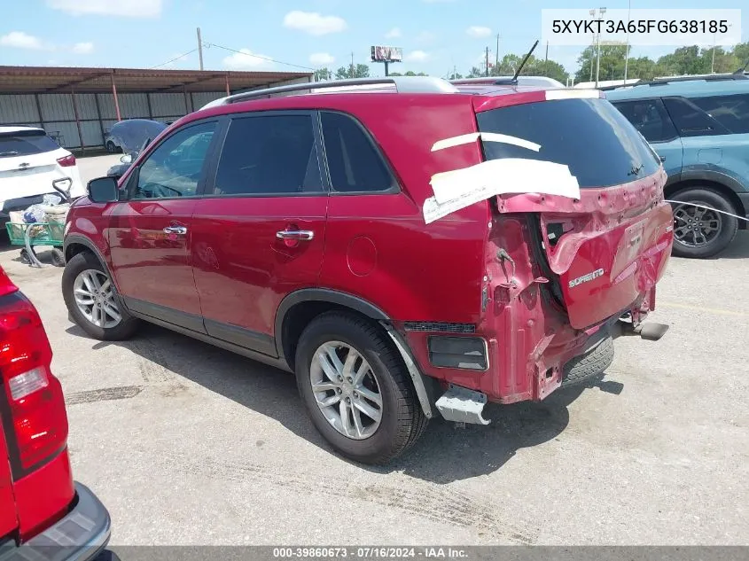 5XYKT3A65FG638185 2015 Kia Sorento Lx