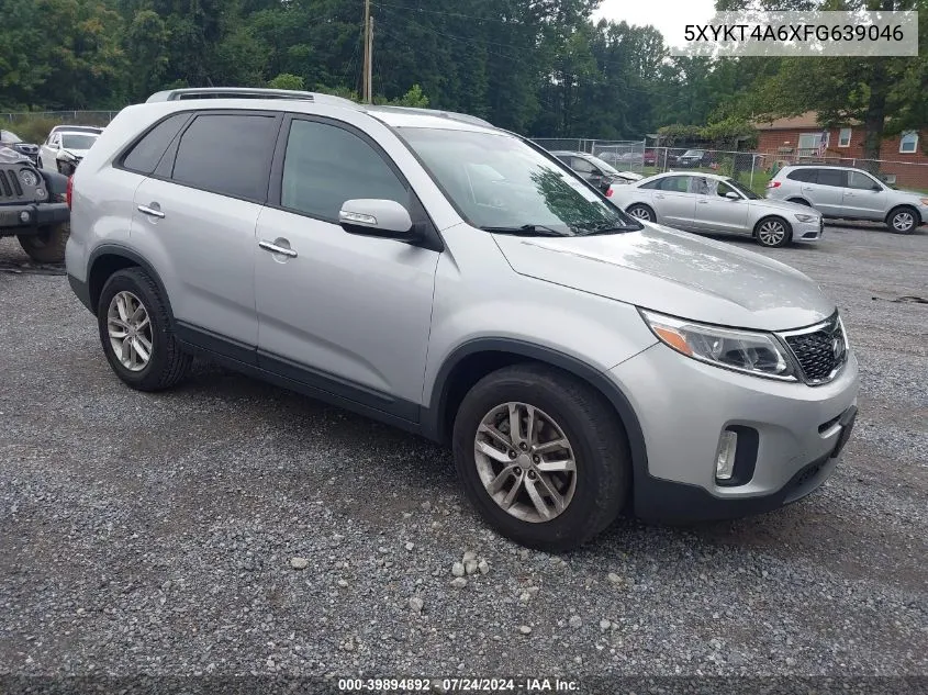 2015 Kia Sorento Lx VIN: 5XYKT4A6XFG639046 Lot: 39894892