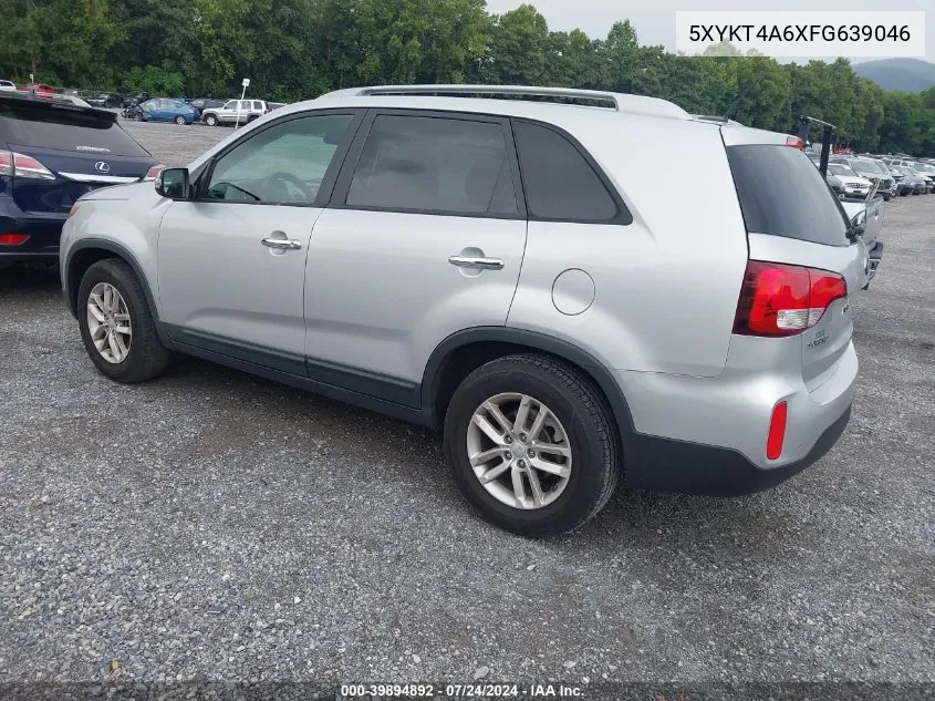 5XYKT4A6XFG639046 2015 Kia Sorento Lx