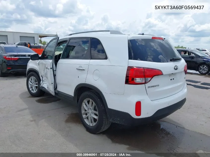 5XYKT3A60FG569437 2015 Kia Sorento Lx