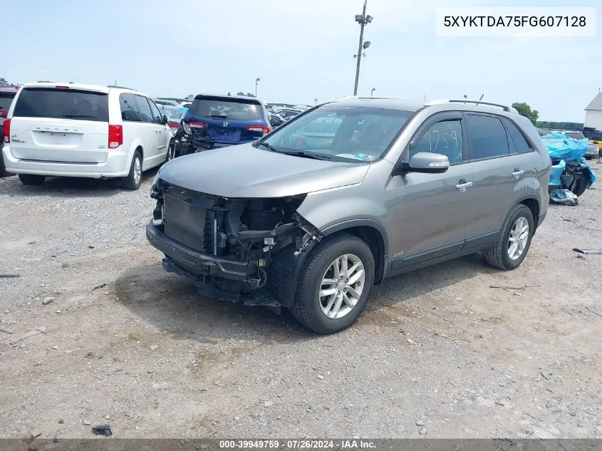 2015 Kia Sorento Lx V6 VIN: 5XYKTDA75FG607128 Lot: 39949759