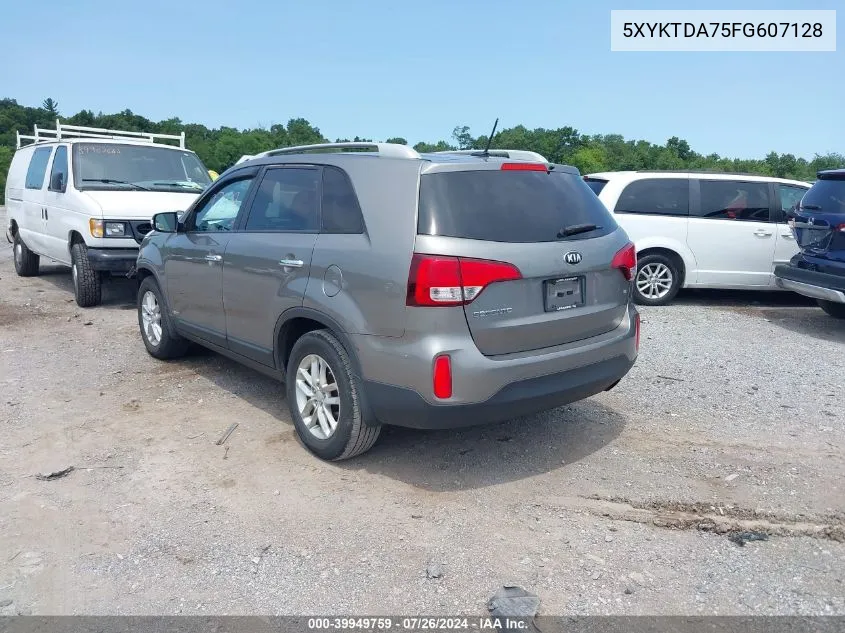 2015 Kia Sorento Lx V6 VIN: 5XYKTDA75FG607128 Lot: 39949759