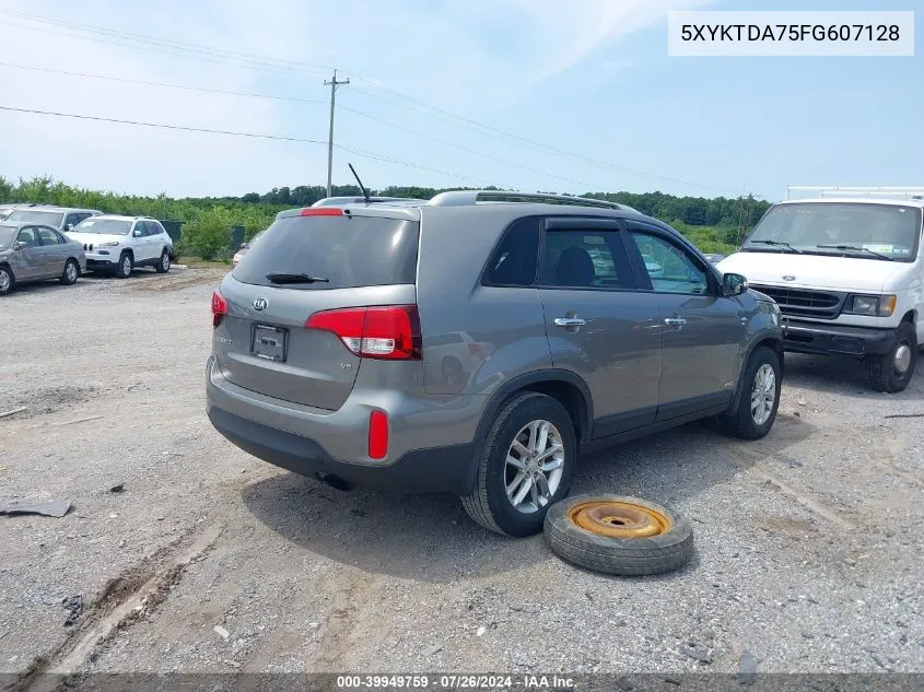 2015 Kia Sorento Lx V6 VIN: 5XYKTDA75FG607128 Lot: 39949759