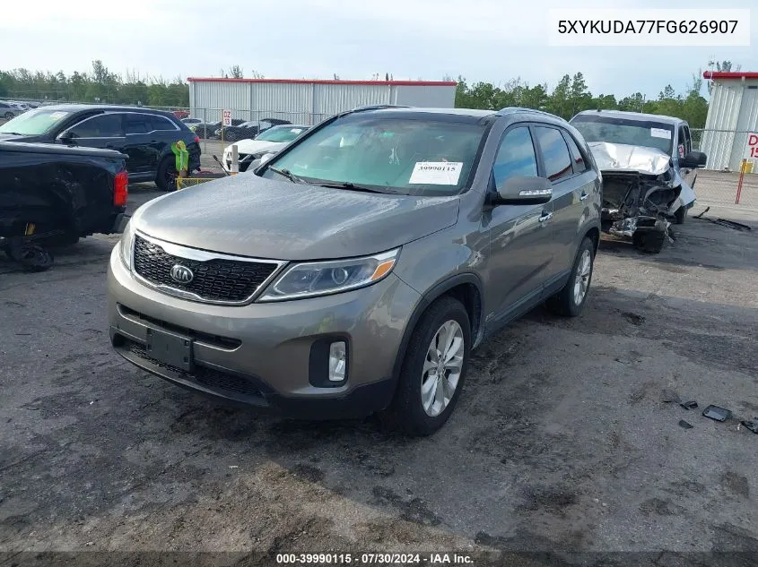 5XYKUDA77FG626907 2015 Kia Sorento Ex V6