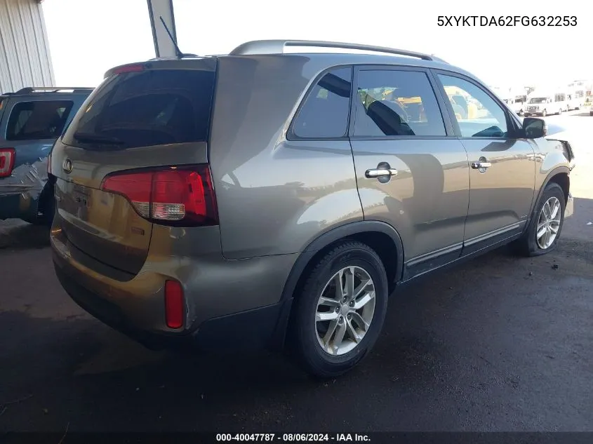 5XYKTDA62FG632253 2015 Kia Sorento Lx