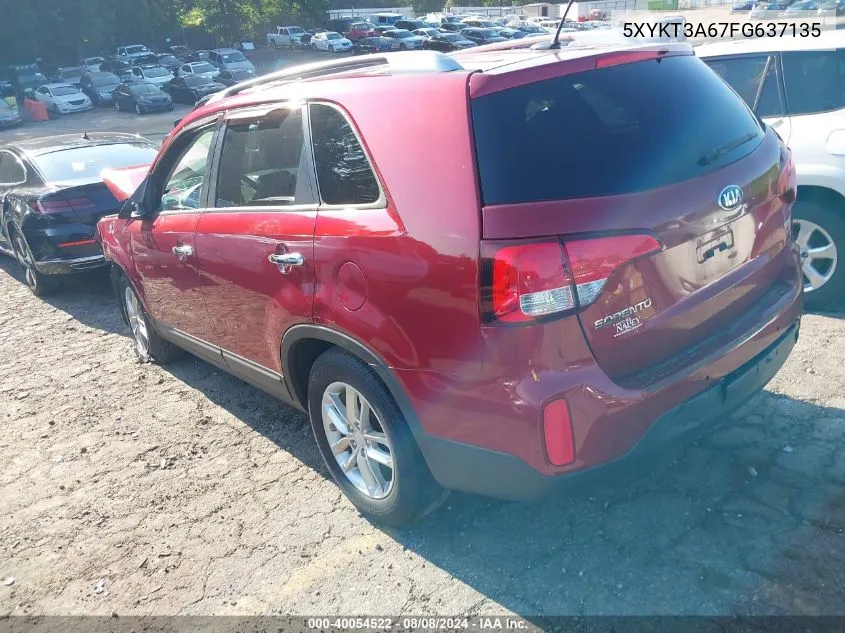 5XYKT3A67FG637135 2015 Kia Sorento Lx