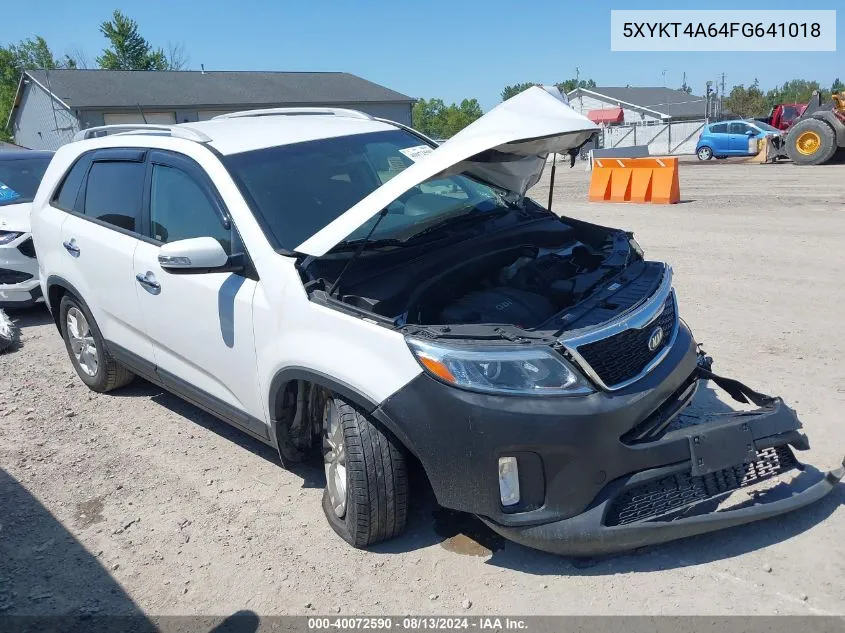 5XYKT4A64FG641018 2015 Kia Sorento Lx