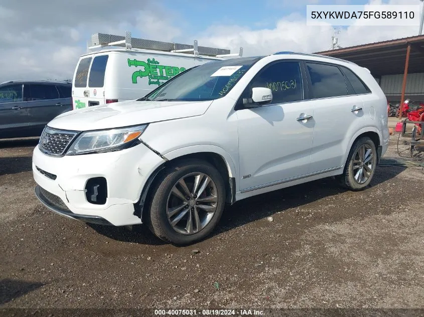 5XYKWDA75FG589110 2015 Kia Sorento Limited V6