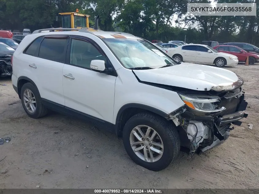 5XYKT3A66FG635568 2015 Kia Sorento Lx