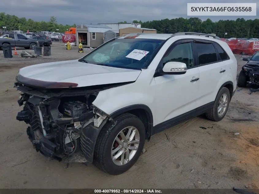 5XYKT3A66FG635568 2015 Kia Sorento Lx