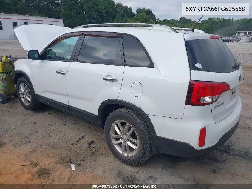 5XYKT3A66FG635568 2015 Kia Sorento Lx