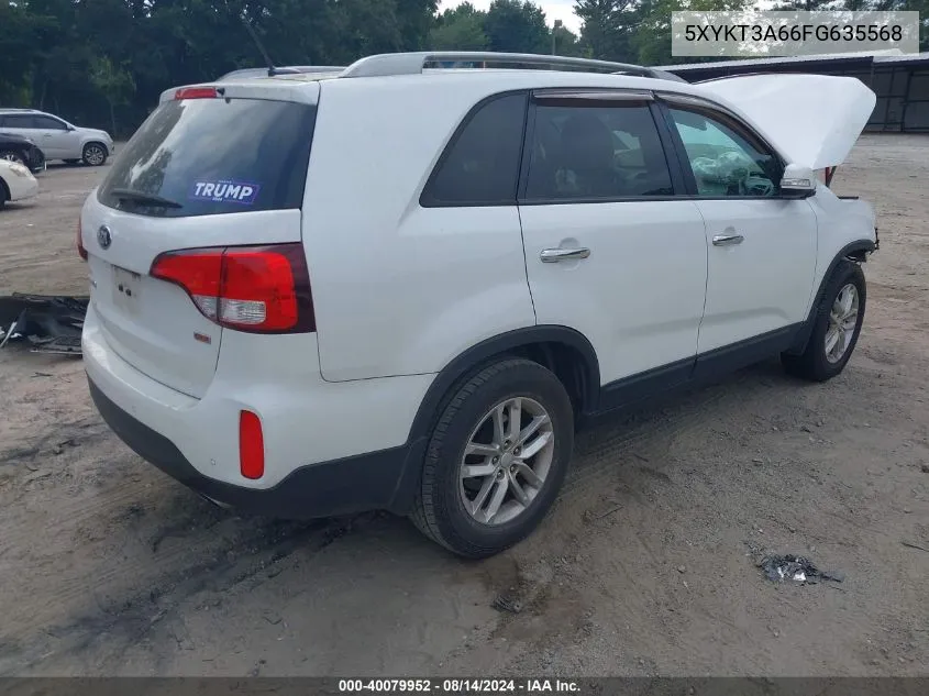 5XYKT3A66FG635568 2015 Kia Sorento Lx