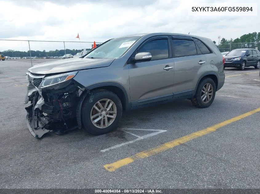 5XYKT3A60FG559894 2015 Kia Sorento Lx