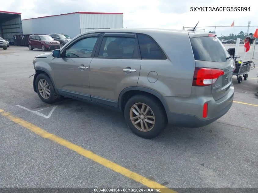 5XYKT3A60FG559894 2015 Kia Sorento Lx