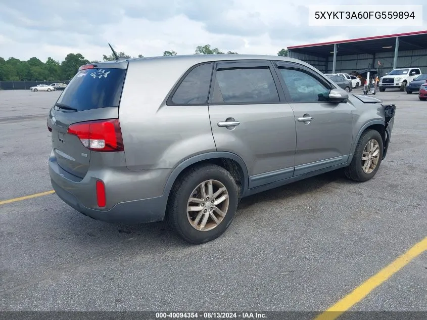 5XYKT3A60FG559894 2015 Kia Sorento Lx