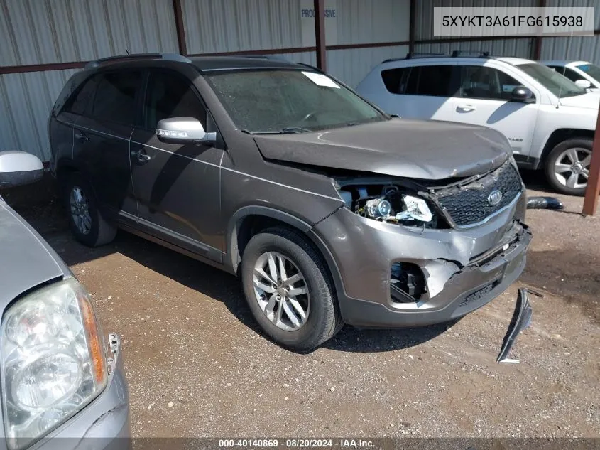 5XYKT3A61FG615938 2015 Kia Sorento Lx