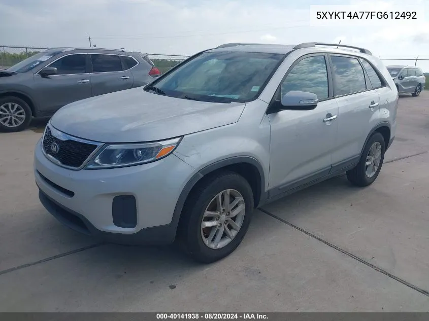 5XYKT4A77FG612492 2015 Kia Sorento Lx