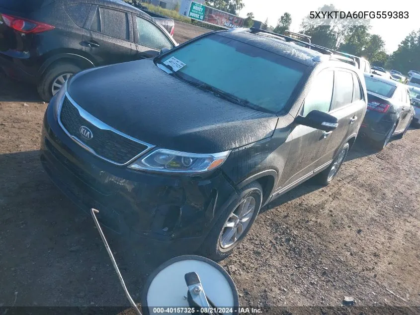 2015 Kia Sorento Lx VIN: 5XYKTDA60FG559383 Lot: 40157325