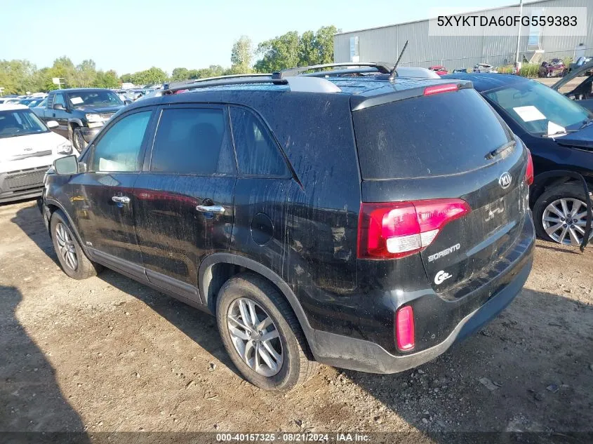 5XYKTDA60FG559383 2015 Kia Sorento Lx