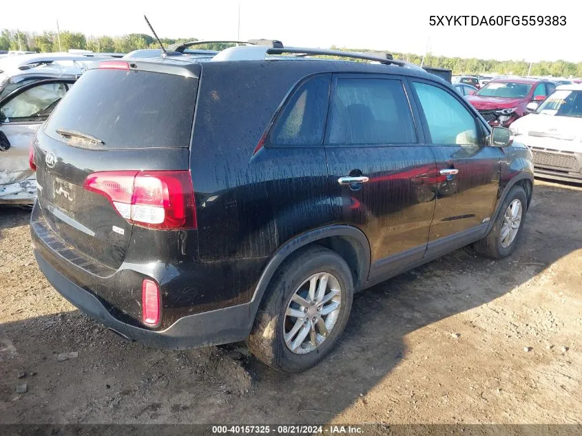 5XYKTDA60FG559383 2015 Kia Sorento Lx